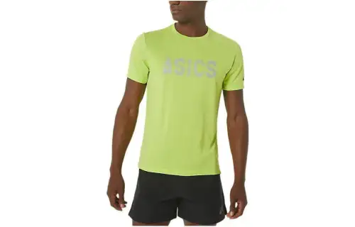 Asics T Shirt Men's Yellow Green
