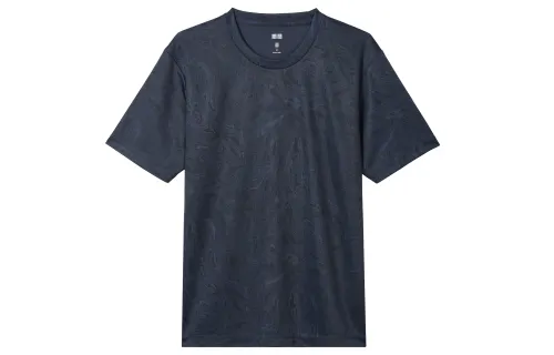 UNIQLO T Shirt Unisex Navy Blue