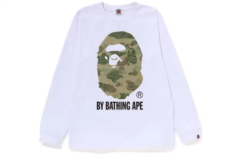 A BATHING APE T Shirts Unisex Crew Neck Moderate Straight Fit