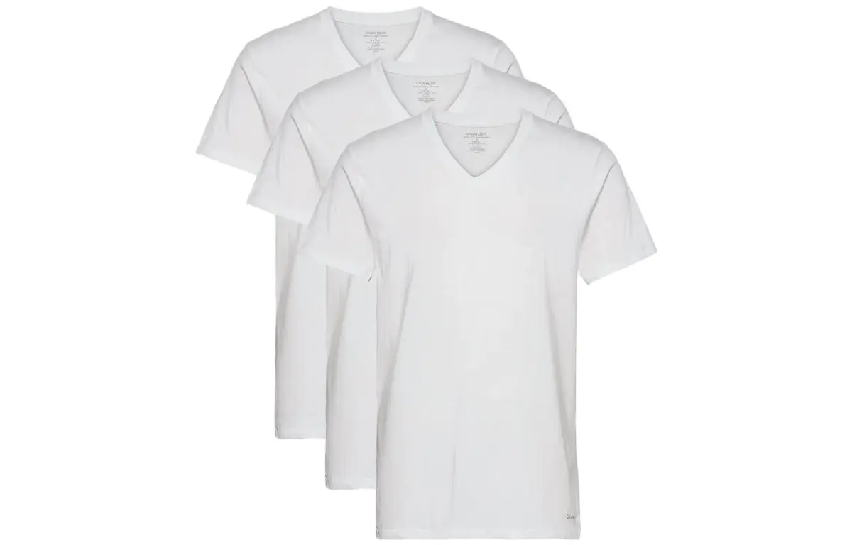 Calvin Klein T-Shirts Men's V-neck Moderate Straight Fit