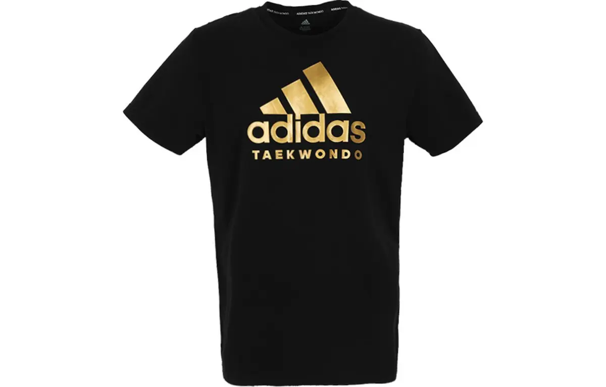 Adidas T Shirt Men's Black Gold