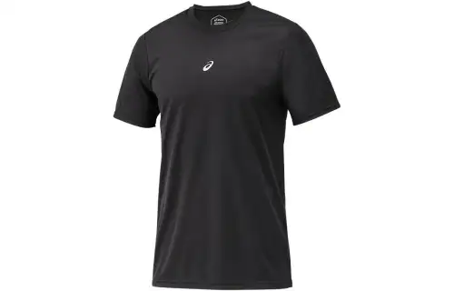 ASICS NEOREVIVE T Shirts Men's Black Crew Neck Moderate
