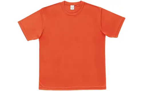 Converse T Shirts Unisex Orange Crew Neck Moderate Straight Fit