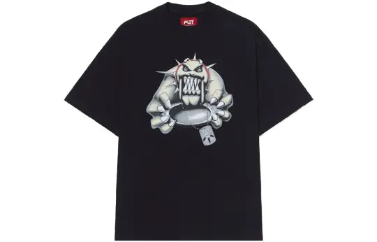 Oakley x Piet FW23 Drop Shoulder Sleeve T Shirt Unisex Black