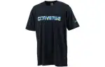 Converse T Shirts Unisex Black Crew Neck Moderate Straight Fit