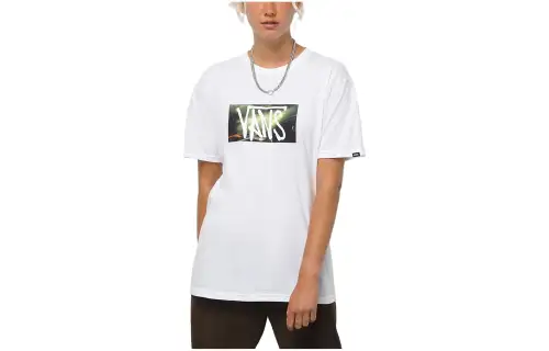 Vans Light Box Logo T Shirt T Shirt Unisex White