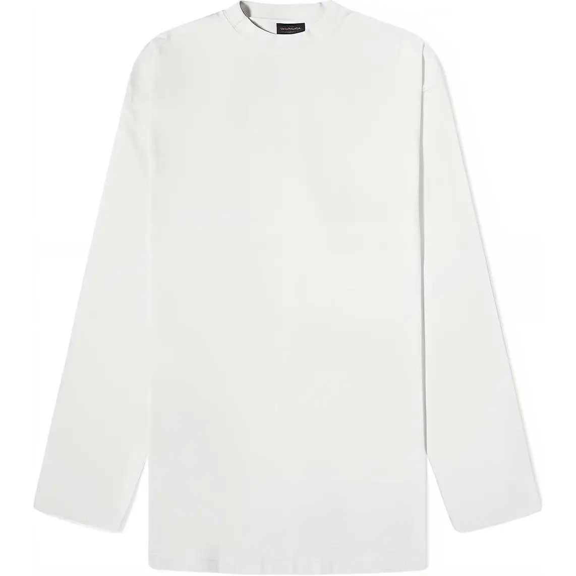 Balenciaga T-Shirts Men's White Crew Neck Moderate