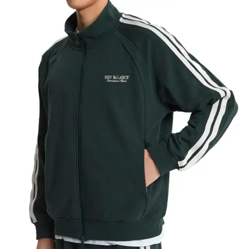 New Balance Jackets & Coats Men's Dark Green