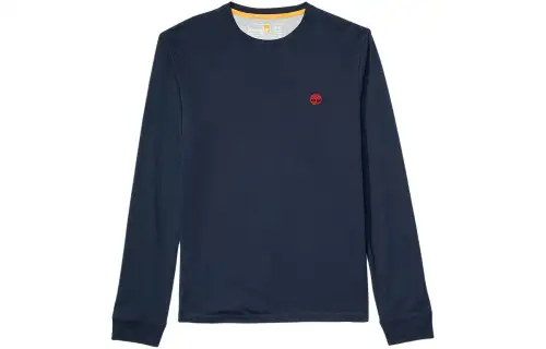 Timberland DUNSTAN RIVER LS T Shirt Men's Marine Blue