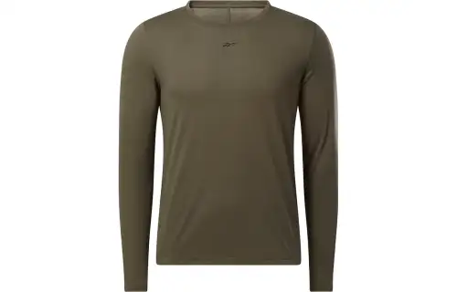 Reebok TRAIN SUP LS T Shirt Men's Army Green