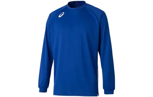 ASICS T Shirts Men's Blue Crew Neck Moderate Other