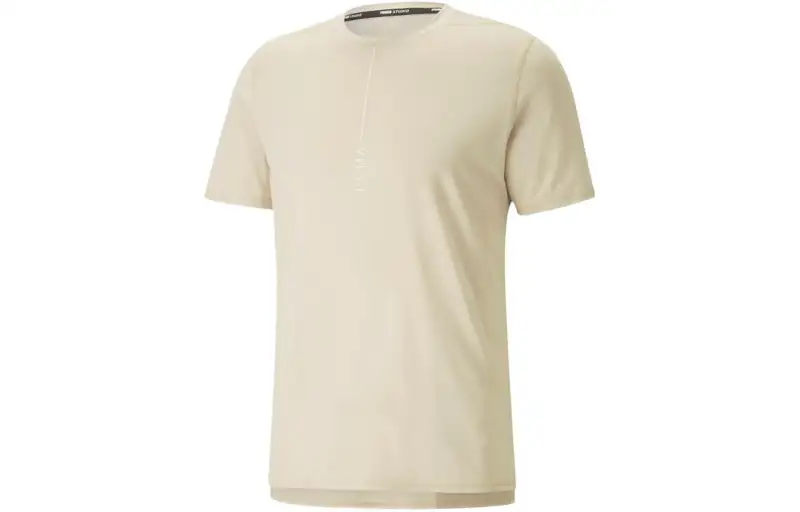 PUMA T Shirt Men's Beige Yellow