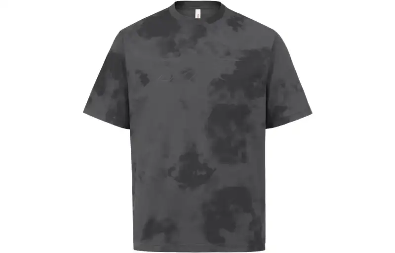 Reebok T Shirts Men's Gray Crew Neck Moderate Straight Fit