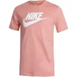 Nike T Shirts Men's Pink Crew Neck Moderate Straight Fit