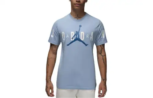 Jordan Air T Shirt Men's Industrial Blue