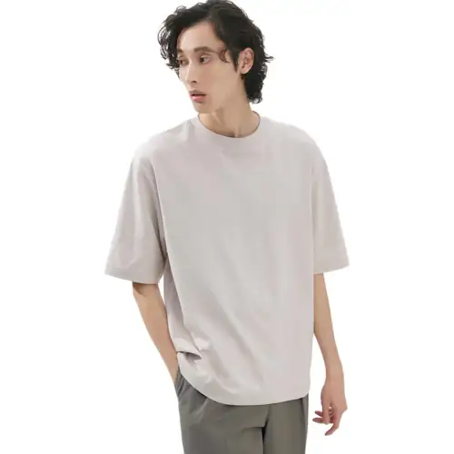 UNIQLO T Shirt Unisex Light Gray