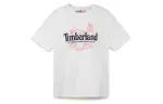 Timberland T Shirts Men's White Crew Neck Moderate Straight Fit