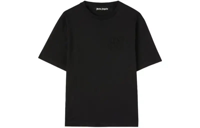 Palm Angels logo-embroidered T-shirt