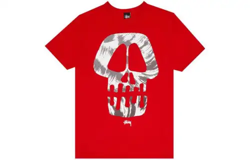 Stussy Brush Skull Tee