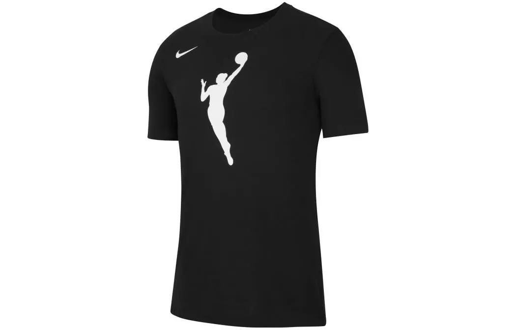 Nike T-Shirts Men's Black Crew Neck Moderate