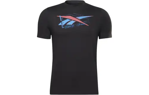 Reebok GS TRACK VECTOR T Shirt Men's Black