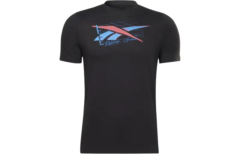 Reebok GS TRACK VECTOR T Shirt Men's Black