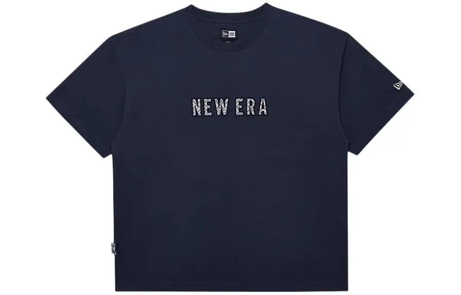 New Era T Shirt Unisex Navy Blue