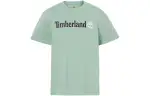 Timberland T Shirts Men's Green Crew Neck Moderate Straight Fit