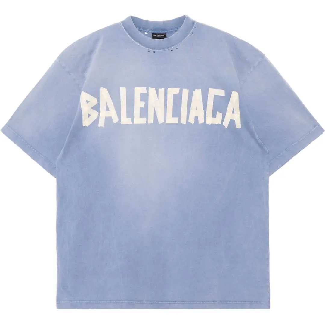 Balenciaga Blue Tape Type T-Shirt