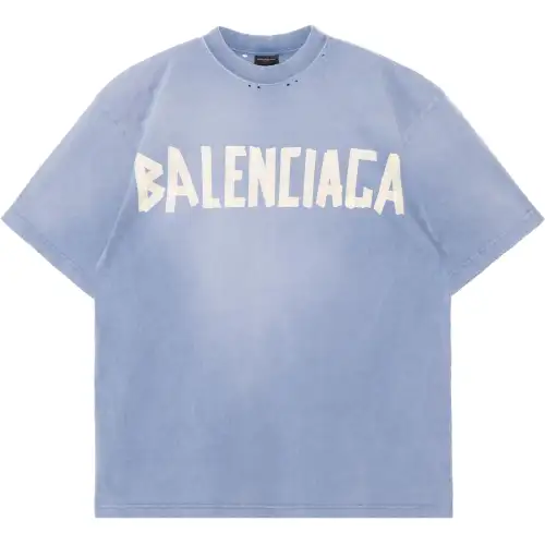 Balenciaga Blue Tape Type T-Shirt
