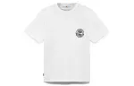 Timberland T Shirts Men's White Crew Neck Moderate Straight Fit