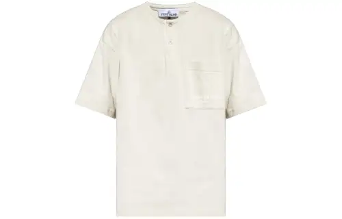 STONE ISLAND T Shirt Men's Ecru