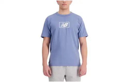 New Balance Essentials Logo T Shirt T Shirt Men's Purple