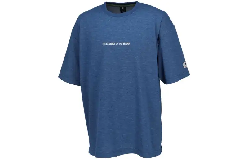 Converse T Shirts Men's Blue Crew Neck Moderate Other