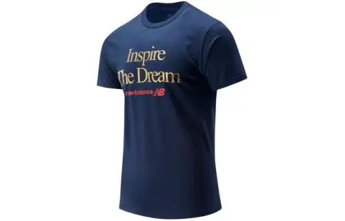 New Balance T Shirt Men's Marine Blue