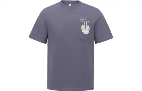 Reebok T Shirts Unisex Gray Crew Neck Moderate Straight Fit