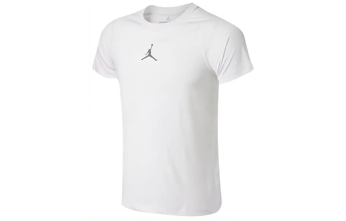 Jordan T-Shirts Men's White Crew Neck Moderate
