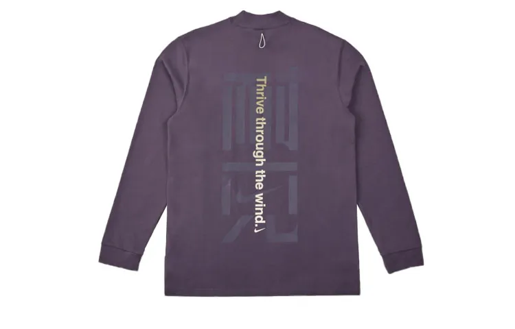 Nike NAI-KE T-Shirts Unisex Purple Moderate Straight Fit