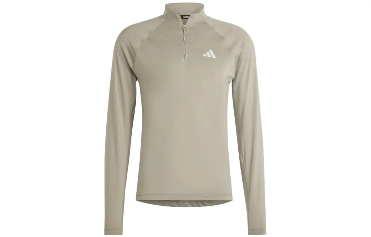 Adidas Gym Training 1/4 Zip Long Sleeve Tee