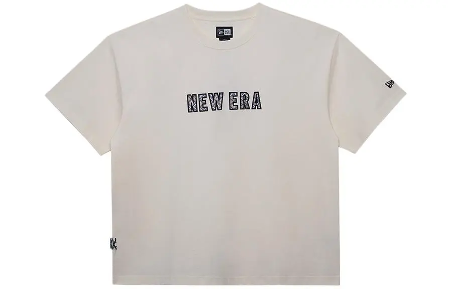 New Era SS24 T Shirt Unisex Ivory White