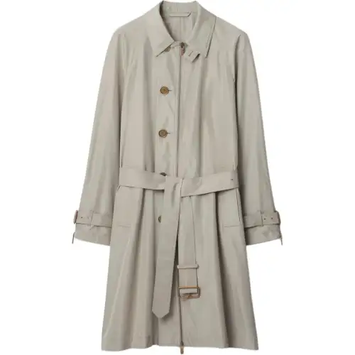Burberry Single-Breasted Belted Coat