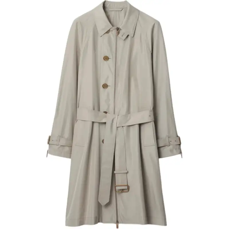 Burberry Single-Breasted Belted Coat