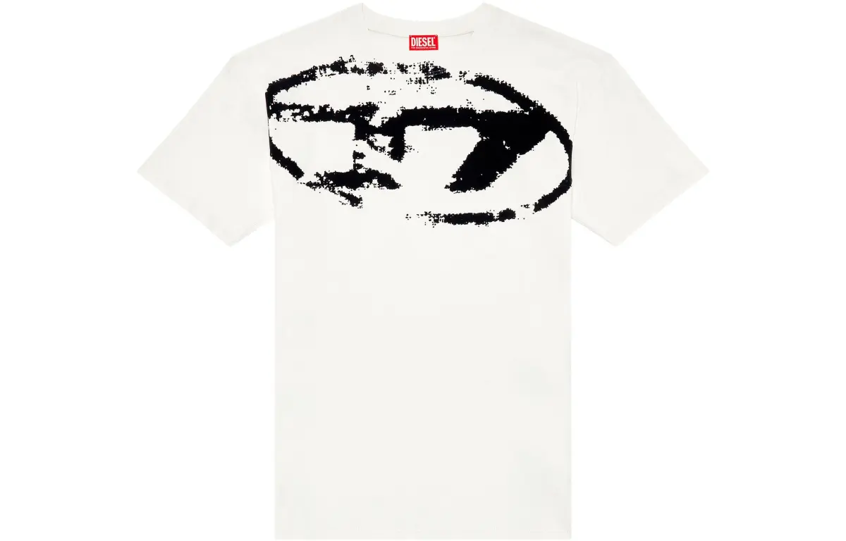 DIESEL T Boxt Logo Printed Crewneck T Shirt