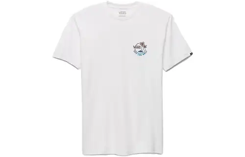 Vans Classic Mini Dual Palm T Shirt T Shirt Unisex White