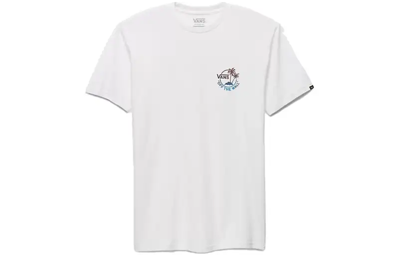 Vans Classic Mini Dual Palm T Shirt T Shirt Unisex White
