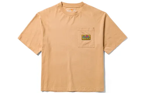 Timberland T Shirt Unisex Light Wheat