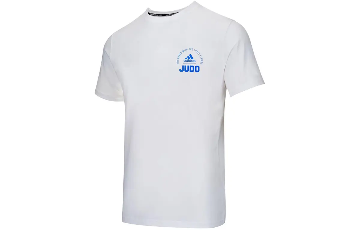 Adidas T Shirt Unisex White Blue
