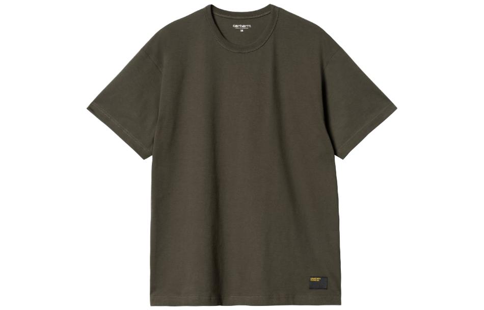 Carhartt WIP FW23 TOUR Series Solid Color Military Round Neck Short Sleeve T-Shirt Men's Green