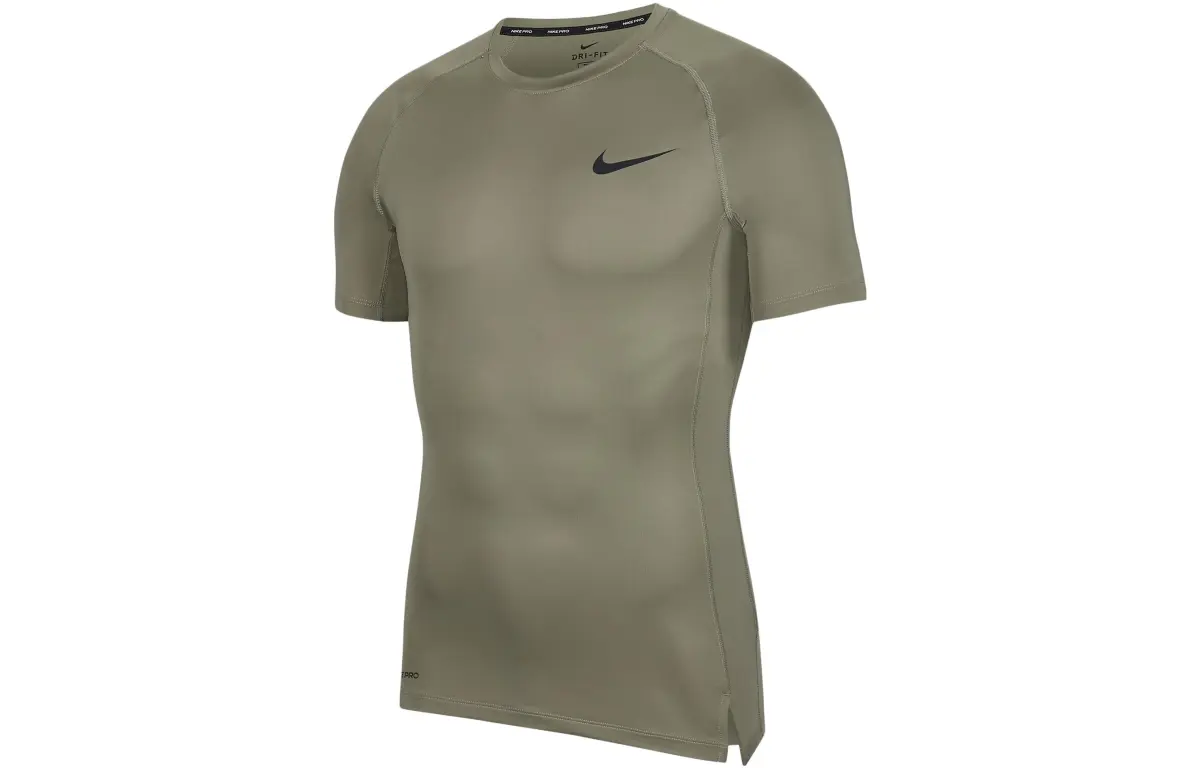 Nike T Shirt Men's Light Army Green/Black