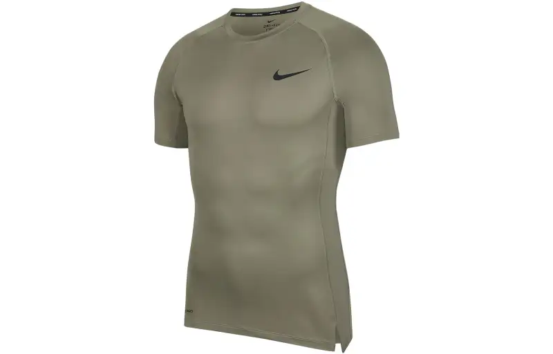Nike T Shirt Men's Light Army Green/Black
